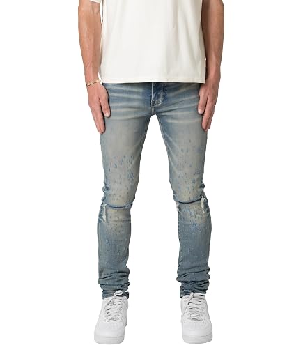 mnml Men's X43 Skinny Denim - Matte Black, 28 at Amazon Men's